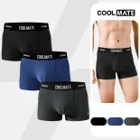 Combo 3 quần lót Trunk Excool Clean Cut mát mẻ, co giãn, siêu thấm hút Coolmate