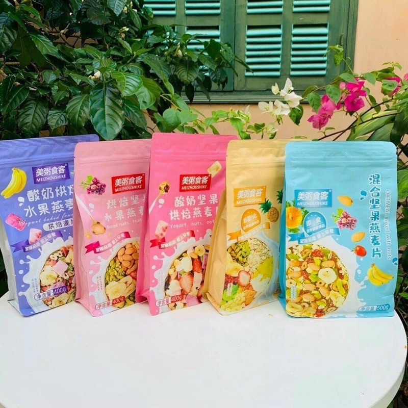 Ngũ cốc sữa chua khô mix vị_giảm cân giữ dáng