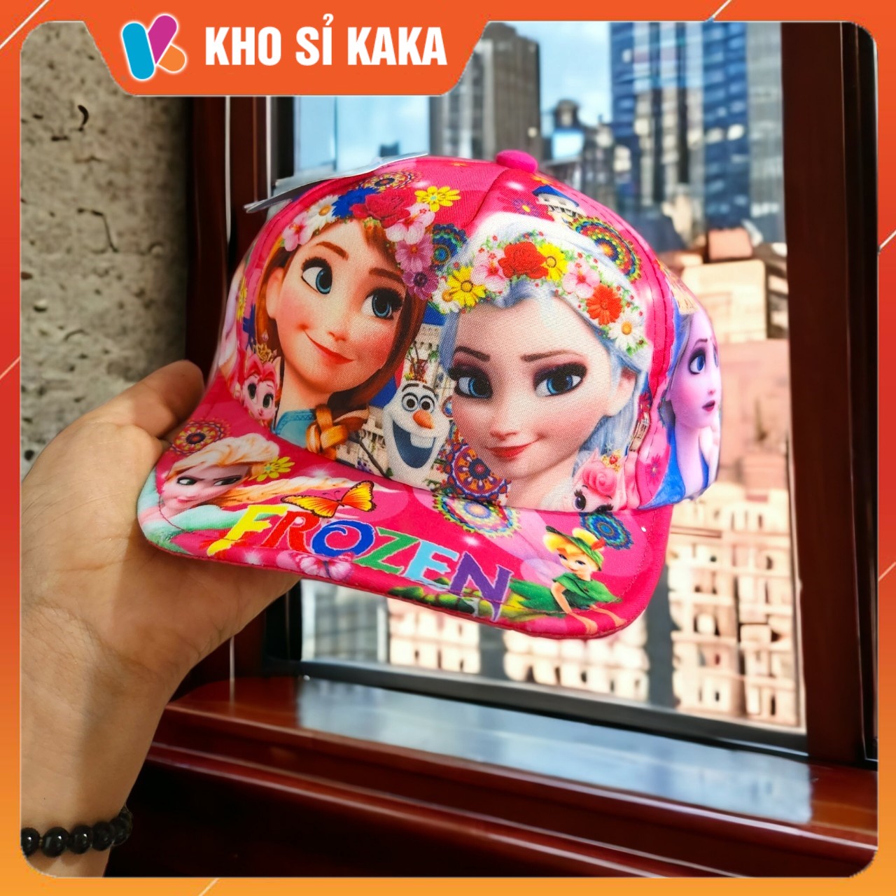 Mũ nón lưỡi trai Elsa cho bé 6-18 tháng - mũ bé gái