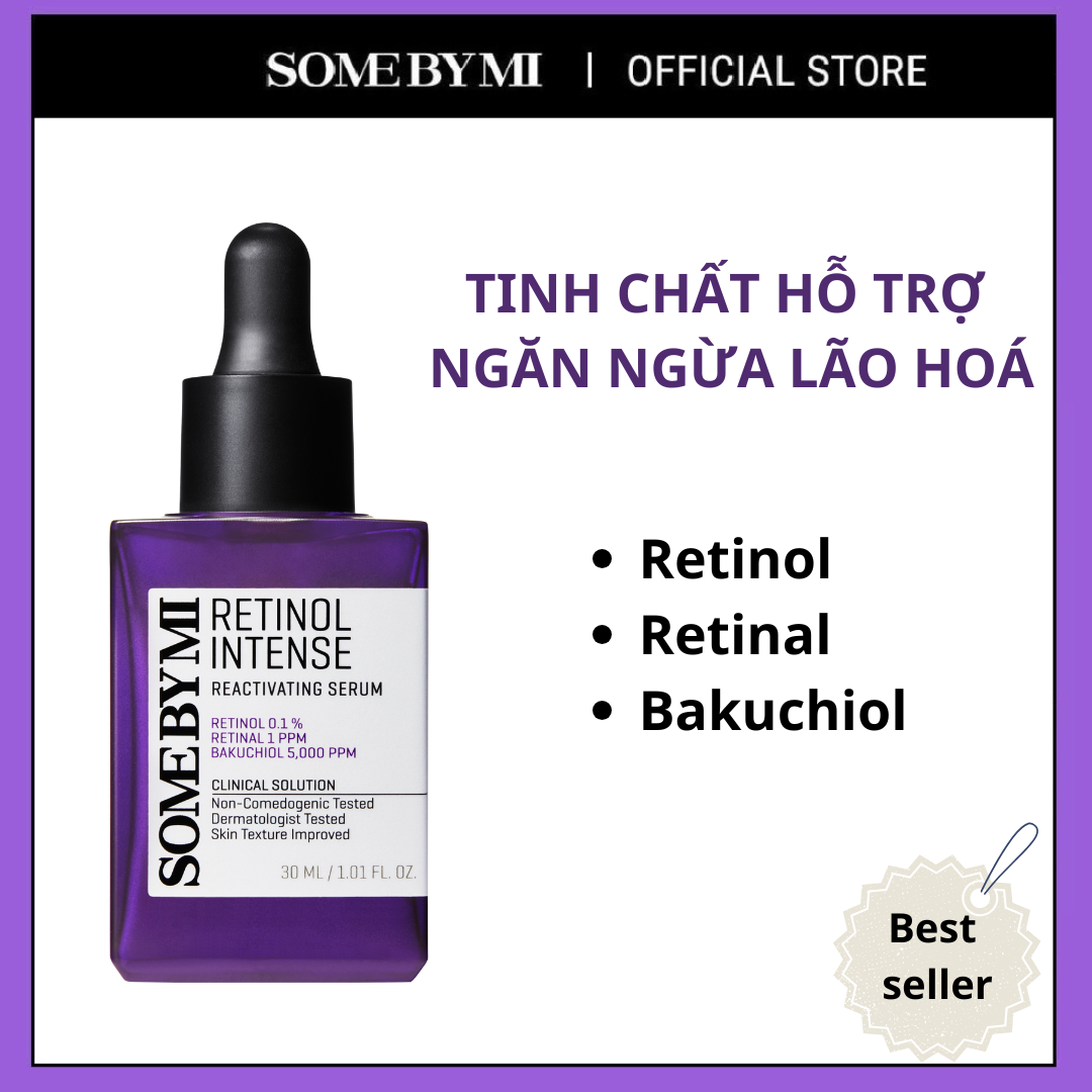  Tinh chất SOME BY MI Retinol Intense Reactivating Serum 30ml cải thiện các dấu hiệu lão hóa 