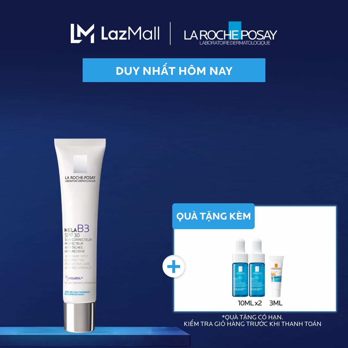 Kem dưỡng sáng da mờ thâm La Roche-Posay Mela B3 40ml