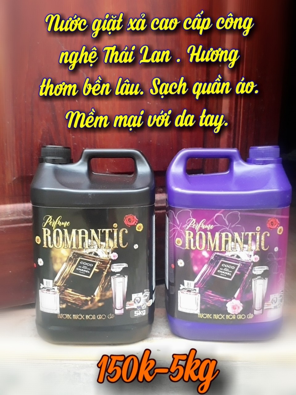 Nước giặt xả cao cấp công nghệ Thái Lan Romantic