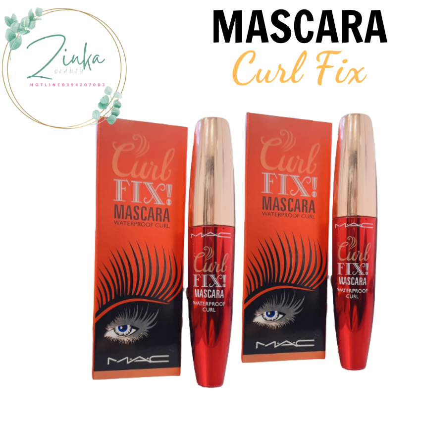 Mascara Chuốt Mi Cong Vút Tự Nhiên Không Trôi Curl Fix Mascara Waterproof Curl