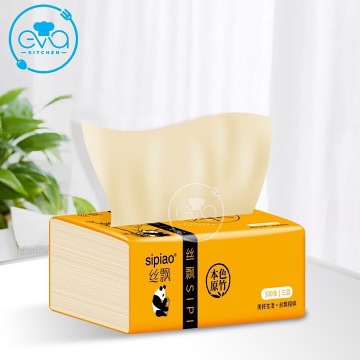 Combo 2 Gói Giấy Ăn Gấu Trúc Dai Mịn Sipiao Gói 300 Tờ