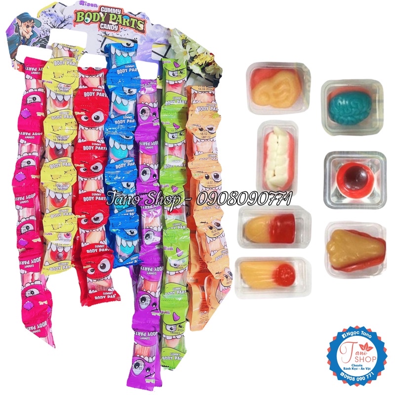 Kẹo dẻo Gummy Body Parts hiệu Risen - Mỹ