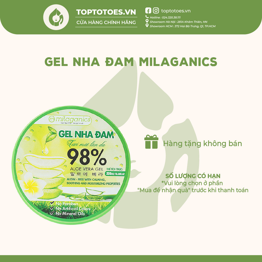 Gel nha đam milaganics