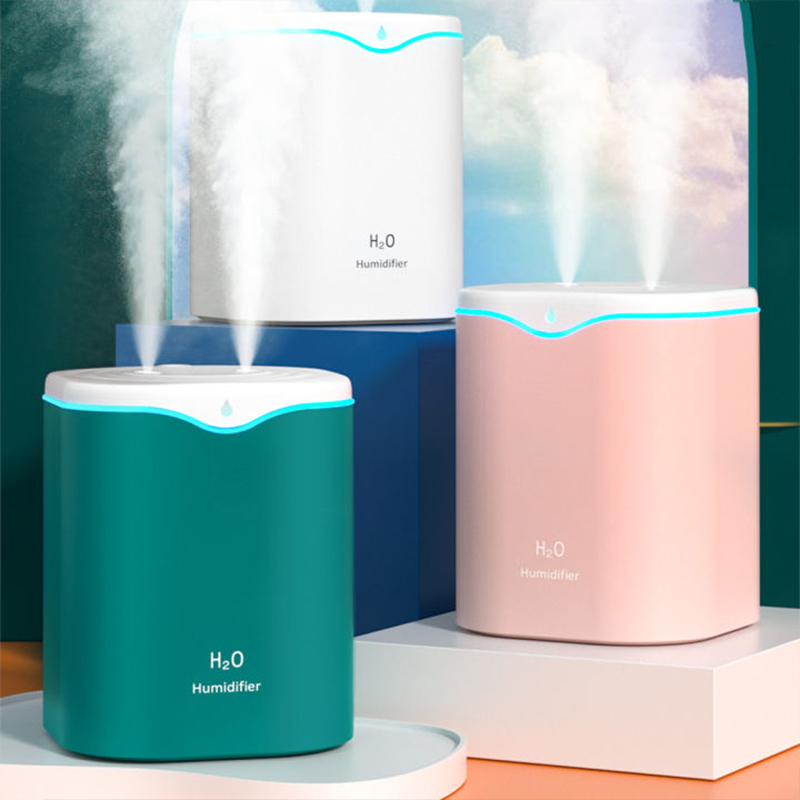 Máy tạo độ ẩm không khí 2000ML, Máy khuếch tán hương thơm bằng sóng siêu âm, Máy lọc hương thơm máy làm mát bằng USB phản lực kép, Điều chỉnh hai chế độ