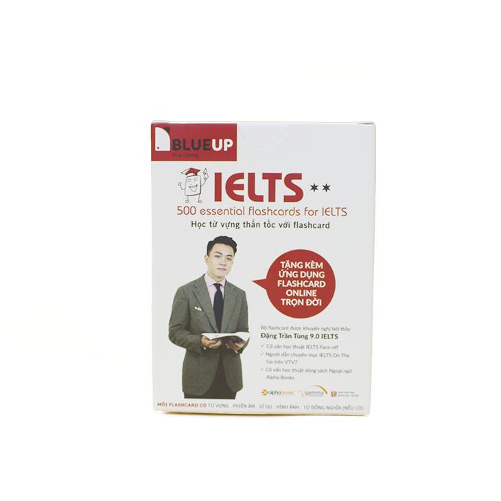 Thẻ học từ vựng thần tốc Flashcards - Blue Up - 500 Essential Flashcards For Ielts