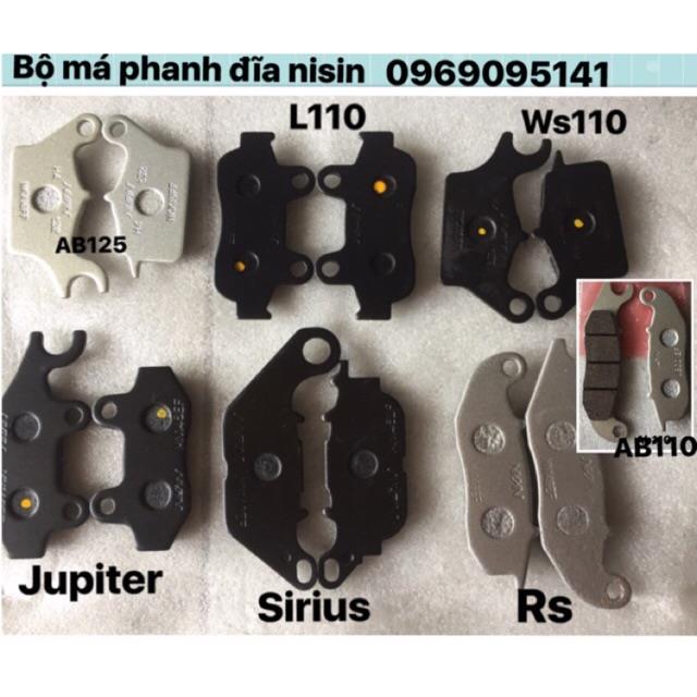 Bố thắng- má phanh ws110leadair bladevisionsiriusjupiterexciter 135 trướcwinner