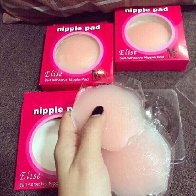 Miếng dán ngực silicon kéo tí chảy sệ loại xịn dầy dặn đệm 2cm Gồm 2 MIẾNG