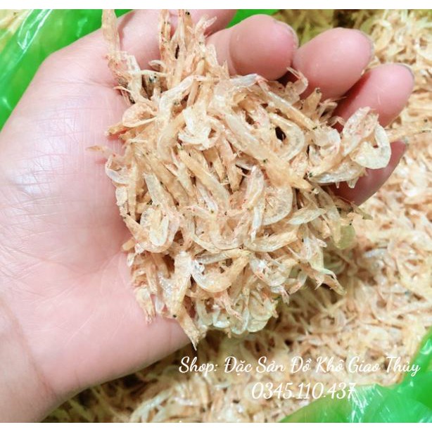 500gram tép biển khô, sạch, con to