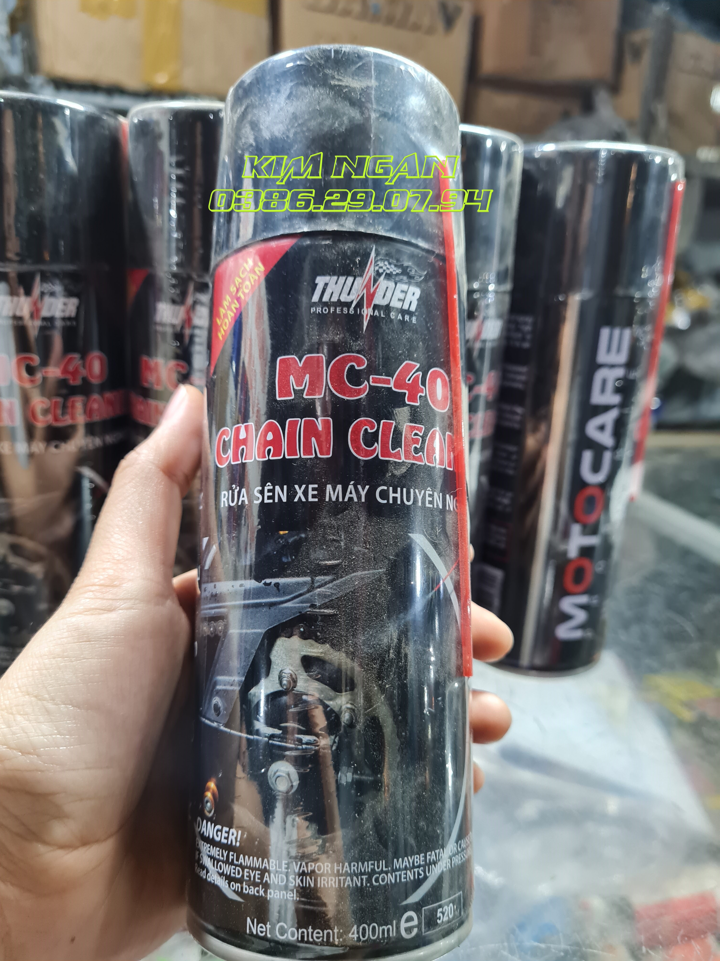 Chai xịt rửa sên chuyên dụng Thunder MC-40