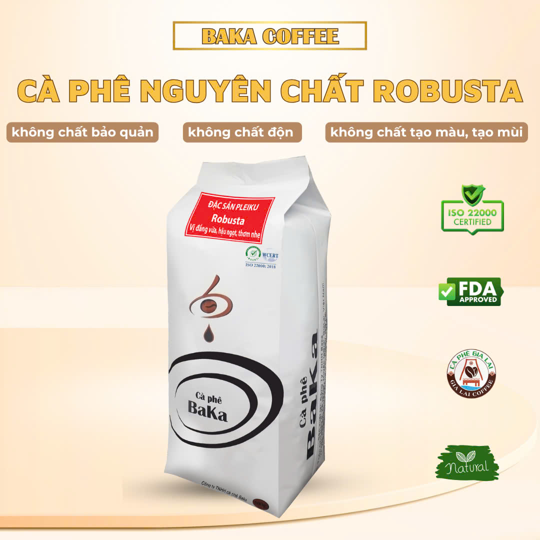 Cà Phê Nguyên Chất Baka - Robusta