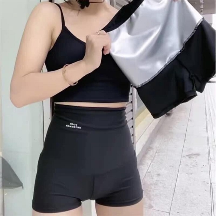 Quần tập sinh nhiệt giảm mỡ bụng hiệu quả, Quần Đổ Mồ Môi - Quần Nịt Bụng Born Uncommon Giảm Mỡ Bụng Cho Nữ 8
