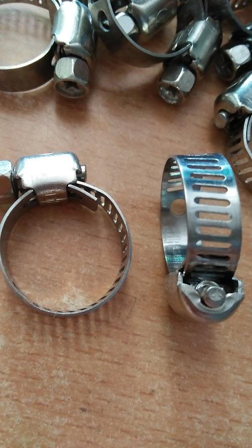 5 đai xiết inox. cổ dê. đai thít