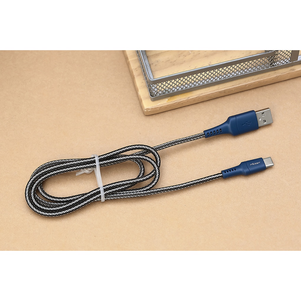 Cáp type c 1m mbest ds462x xanh navy