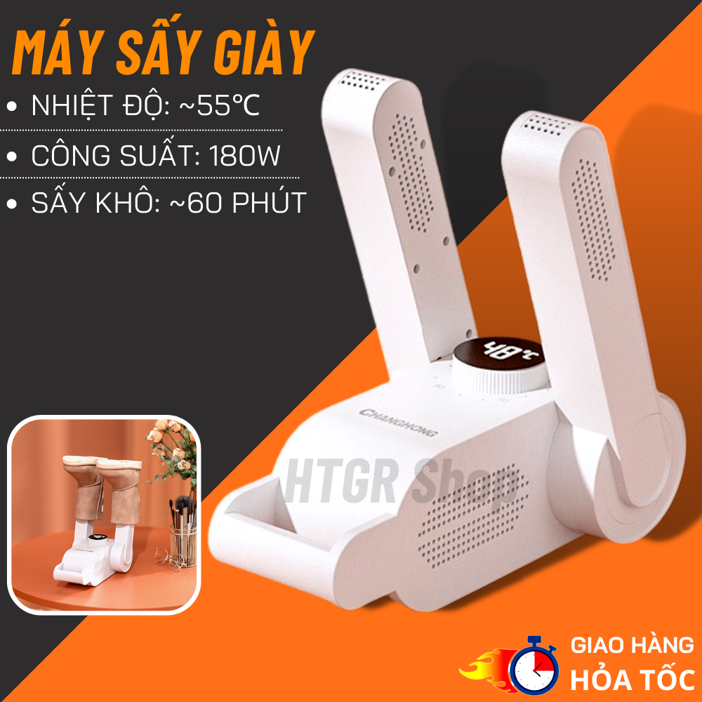 Máy Sấy Giày Đa Năng Khử Trùng Có Hẹn Giờ Khử Mùi Giày Tất Găng Tay Bằng Tia UV Diệt 99 Vi Khuẩn Hơi Sấy Nóng Máy Sấy Đa Năng