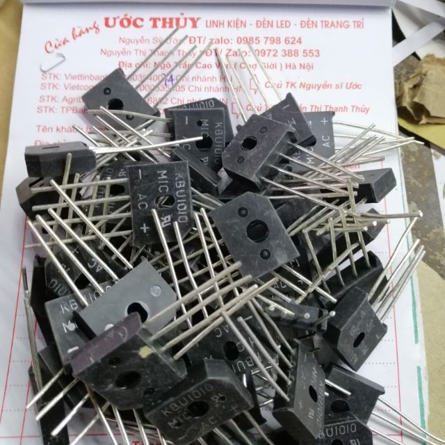 50 con điot cầu 4 chân  KBU 1010