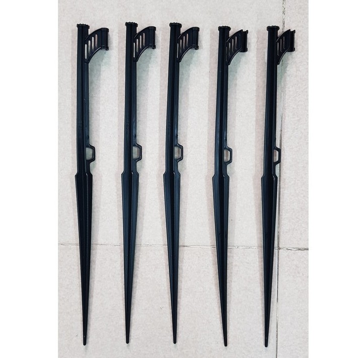 Giá sỉ 50 cây cắm béc tưới 45cm, Đầu nối ren trong 17 hoặc Rãnh cài 6ly