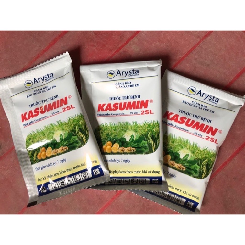 Thuốc trừ bệnh kasumin 2 sl gói 20ml - sạch bệnh - xanh cây