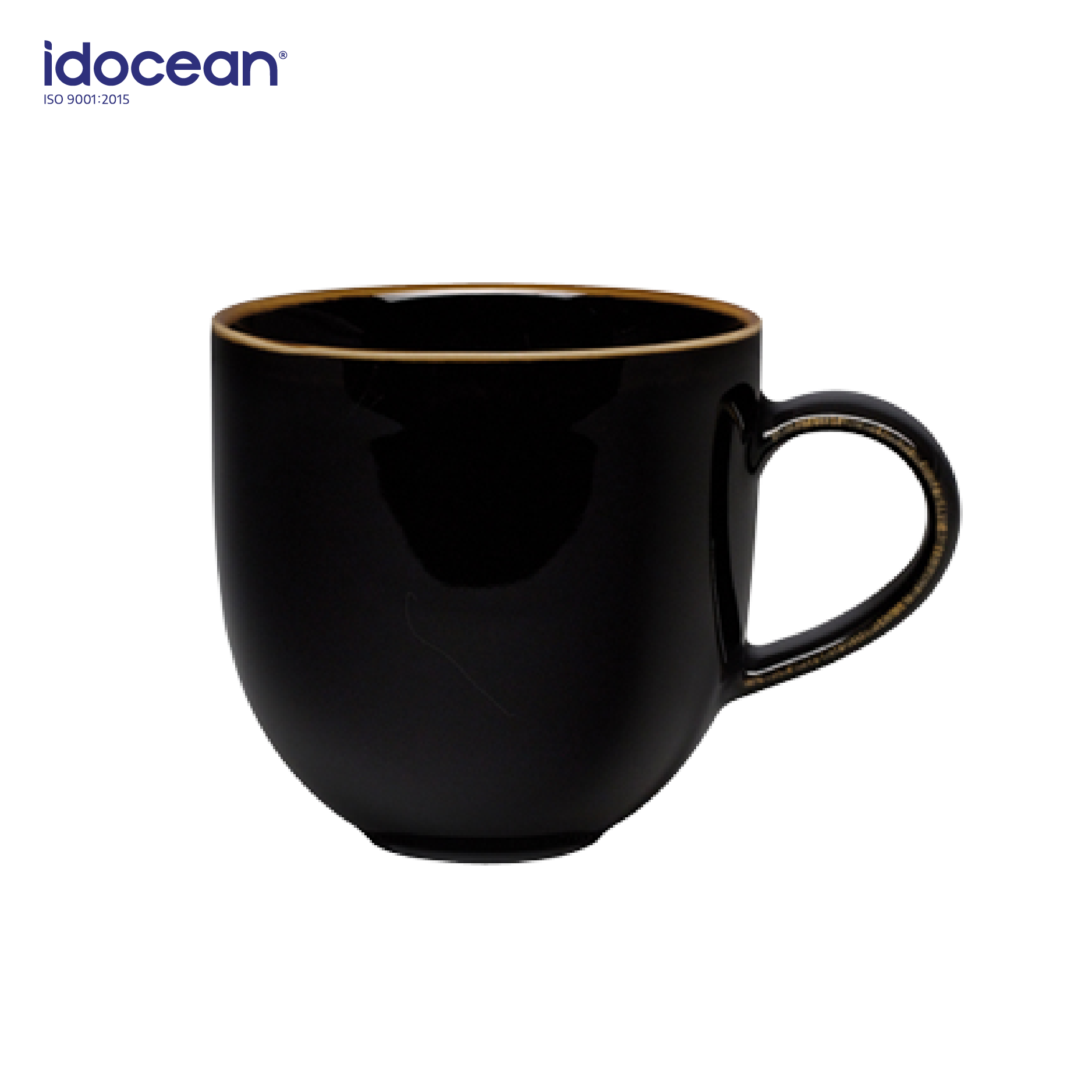 Bình Sứ 330ml Màu Đen LOVERAMICS (Mug) - Bộ Sưu Tập Studio Tenmoku