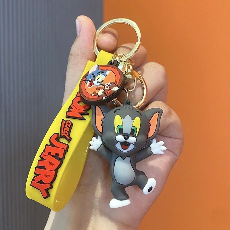 Mua 5 tặng 1 quà ngẫu nhiên Móc khóa hoạt hình tom & jerry dễ thương , móc khóa dễ thương|| Mr Anh Store