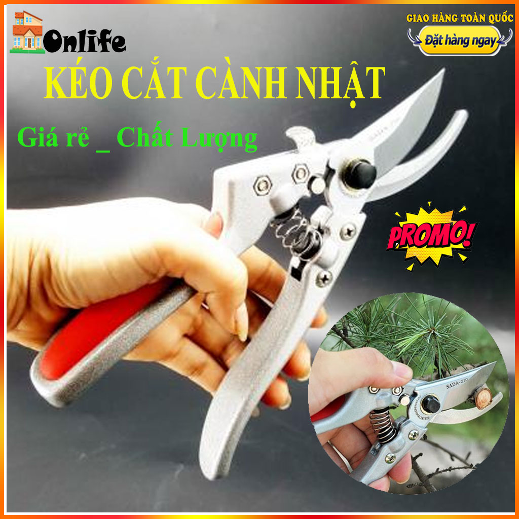 Kéo cắt cành, tỉa cành, cắt cây cảnh Nhật bản chính hãng, Kéo ghép cây, Kéo tỉa cây, Keo cat canh, kéo cắt cành cộng lực, Dụng cụ cắt cành trên cao