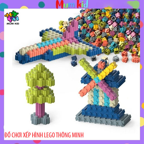 Đồ chơi xếp hình lắp ráp lego, đồ chơi trẻ em thông minh giúp bé phát triển trí tuệ, sáng tạo