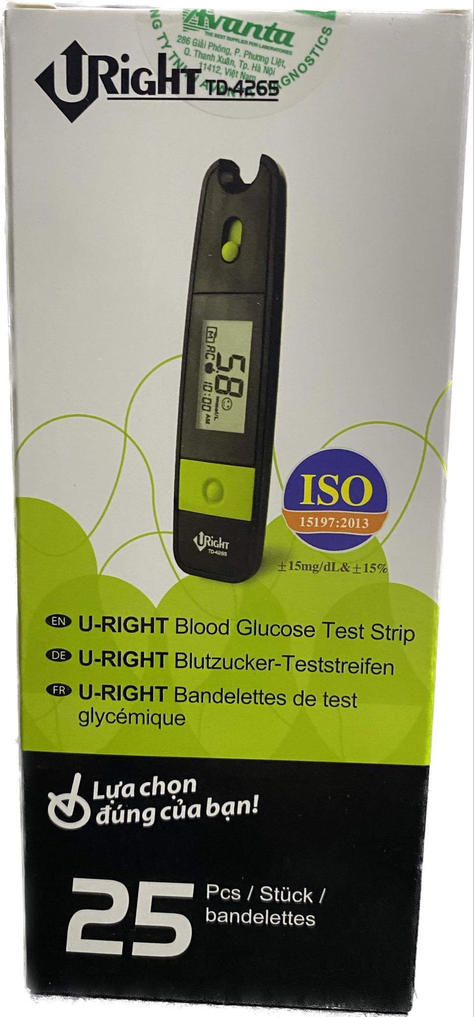Que thử đường huyết cho máy TD 4265 - Giá siêu tốt