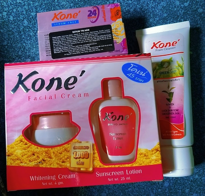 Combo kone dưỡng trắng