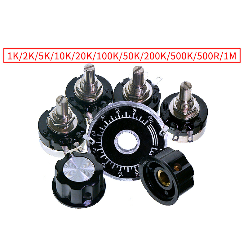 Biến trở tocos biến trở xoay chiết áp tocos 1k 10k 100k 5k 50k 500k