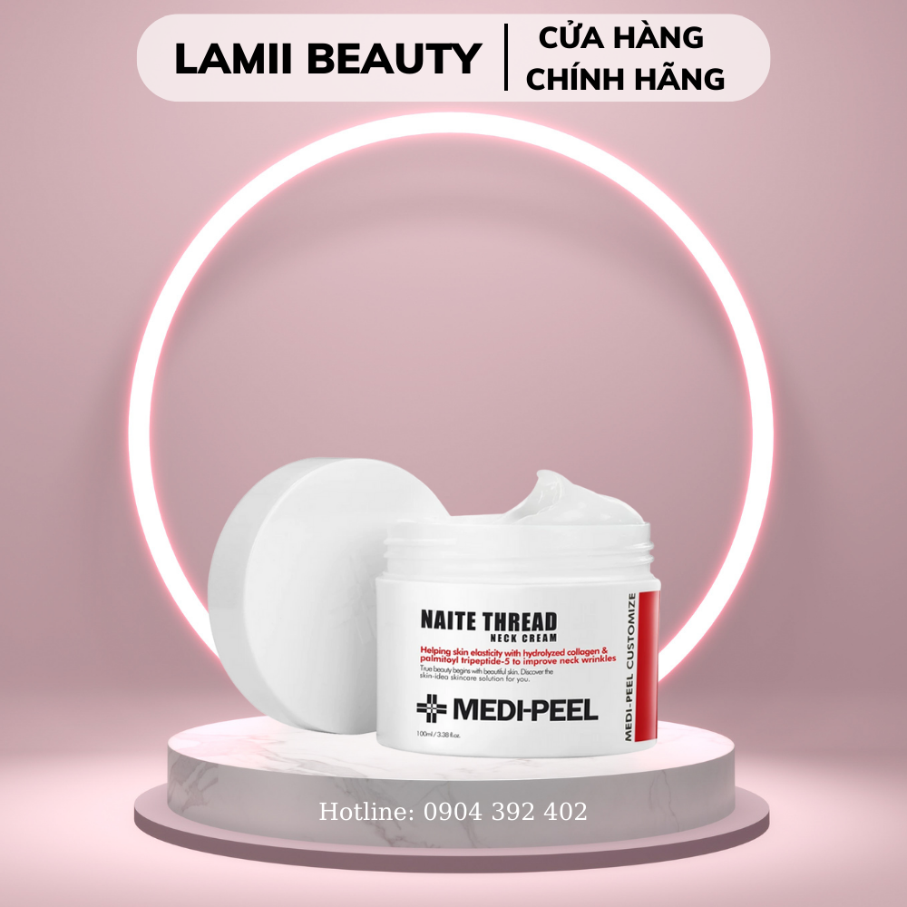 Kem dưỡng da cổ medi-peel naite thread neck cream - lamii beauty