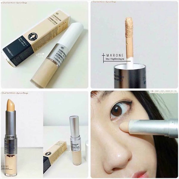son che khuyết điểm hai đầu concealer