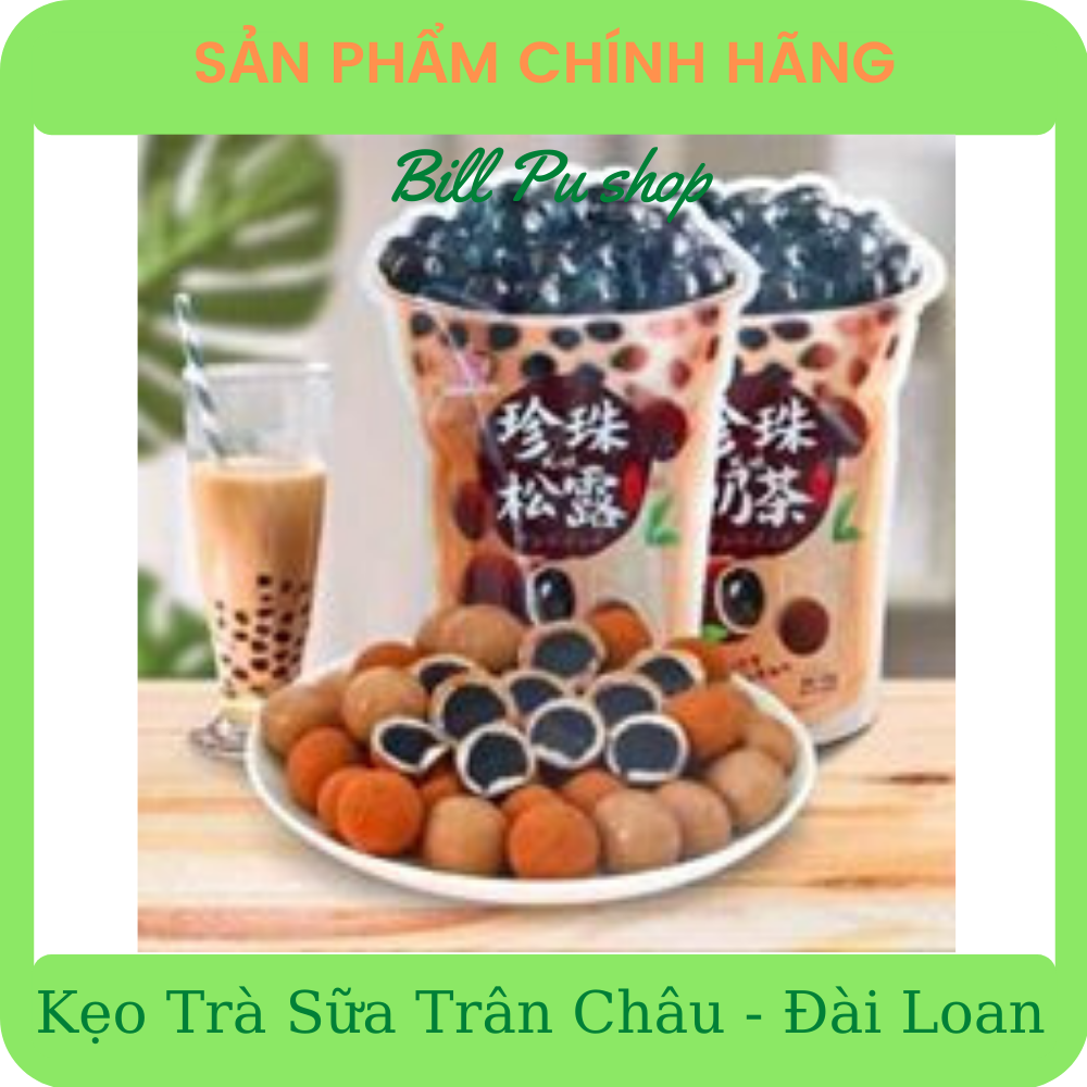 [2023] Kẹo Trà Sữa Trân Châu Đường Đen Gói 120g - Đài Loan