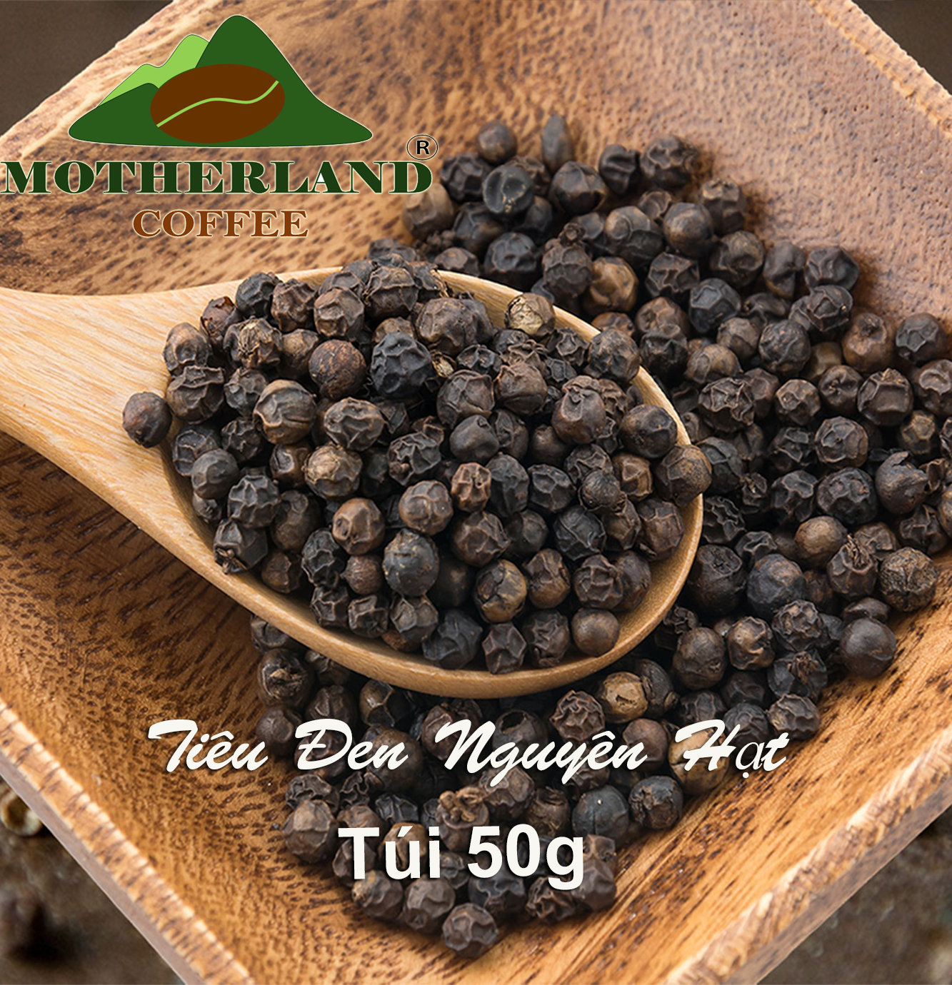 Tiêu đen nguyên hạt gói 50g