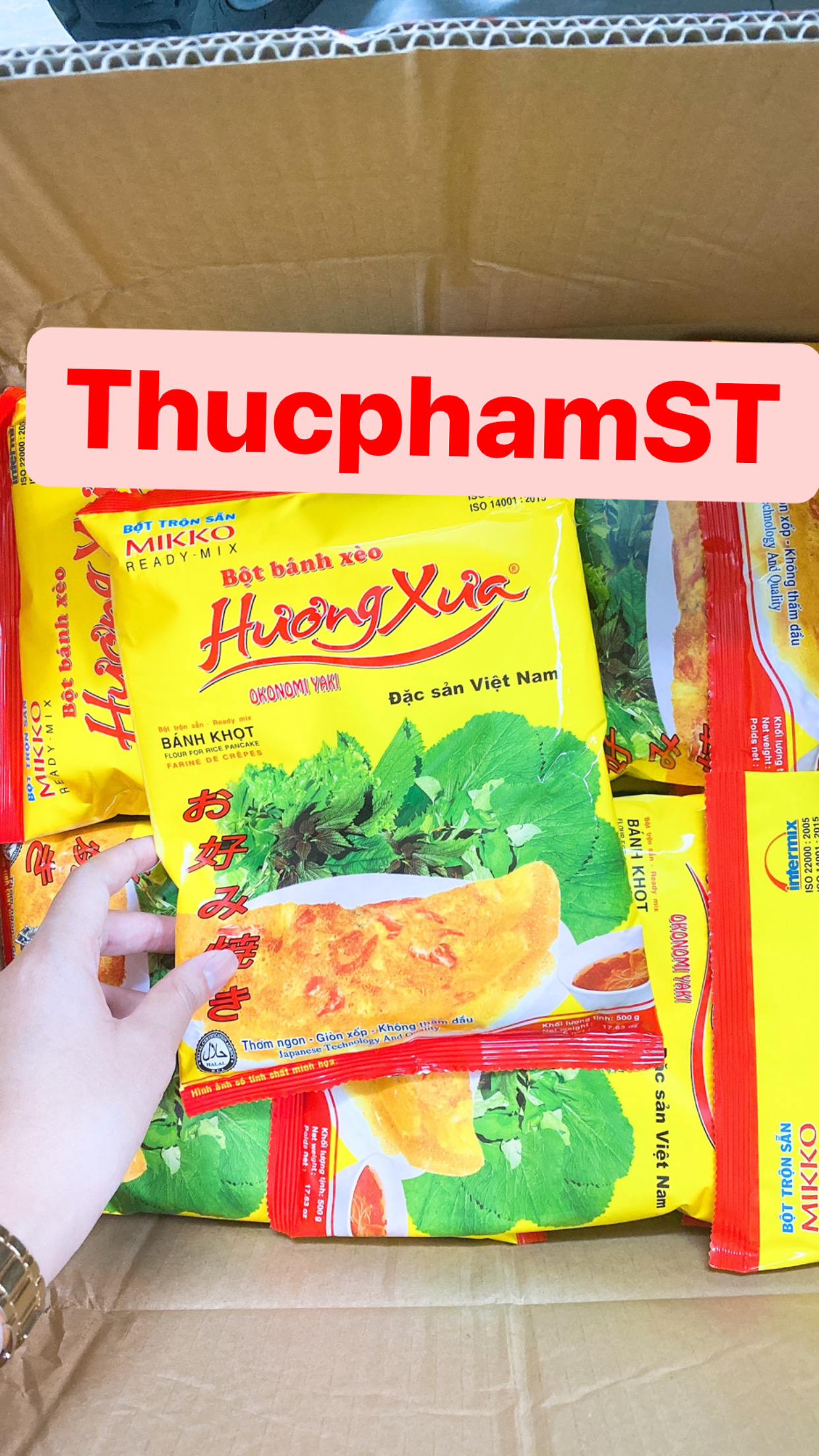 Bột Bánh Xèo Bánh Khọt Hương Xưa MIKKO 500G