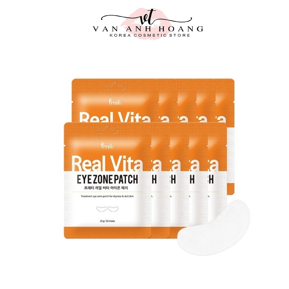 MẶT NẠ MẮT PRRETI REAL VITA EYEZONE PATCH