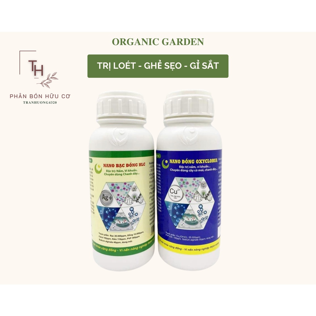 Chế phẩm sinh học an toàn bộ đôi nano bạc đồng hlc