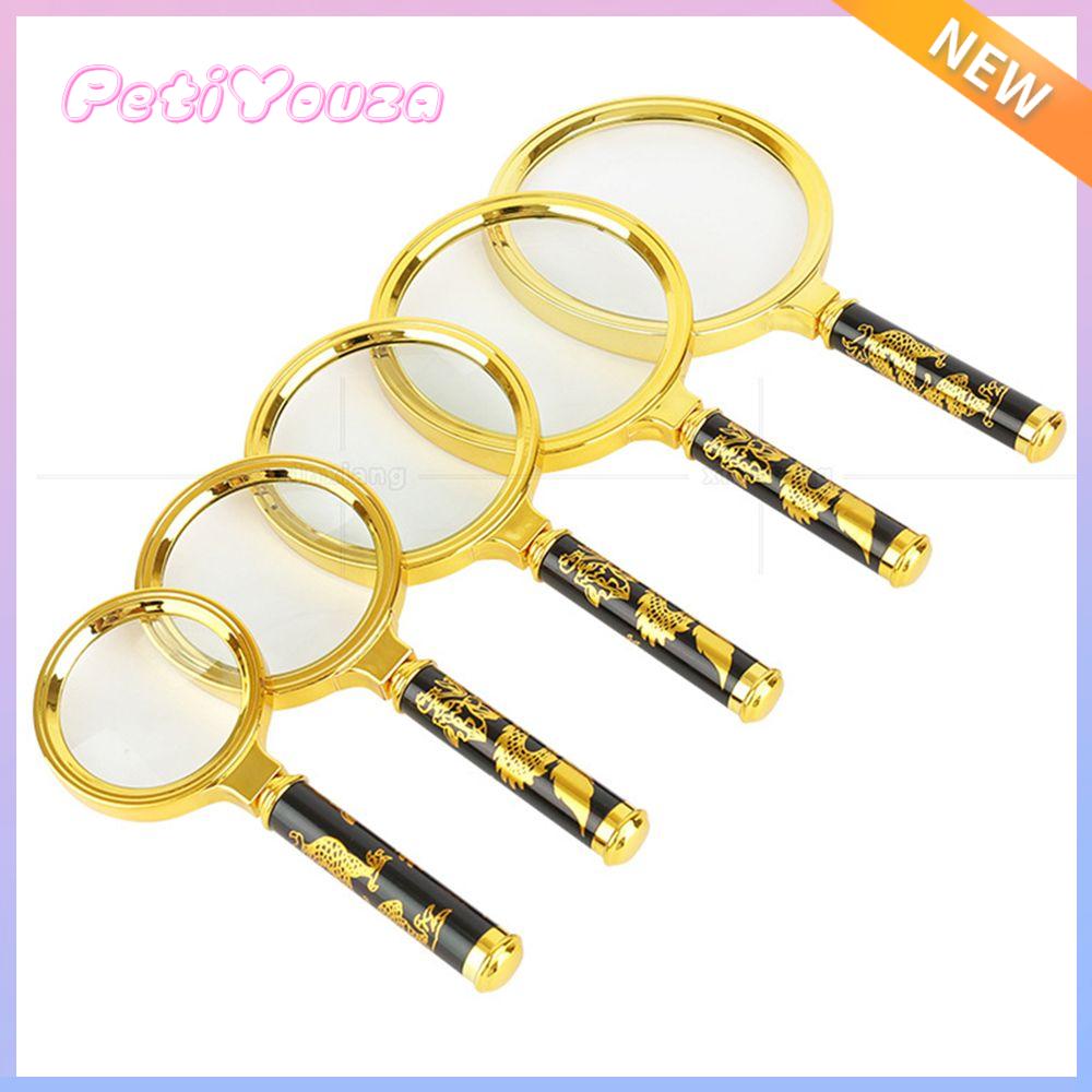 1.8X/1.3X LED Magnifying Glasses Magnifier with Illumination Optical Resin  Lenses ABS Frame 250 350D for Elderly People