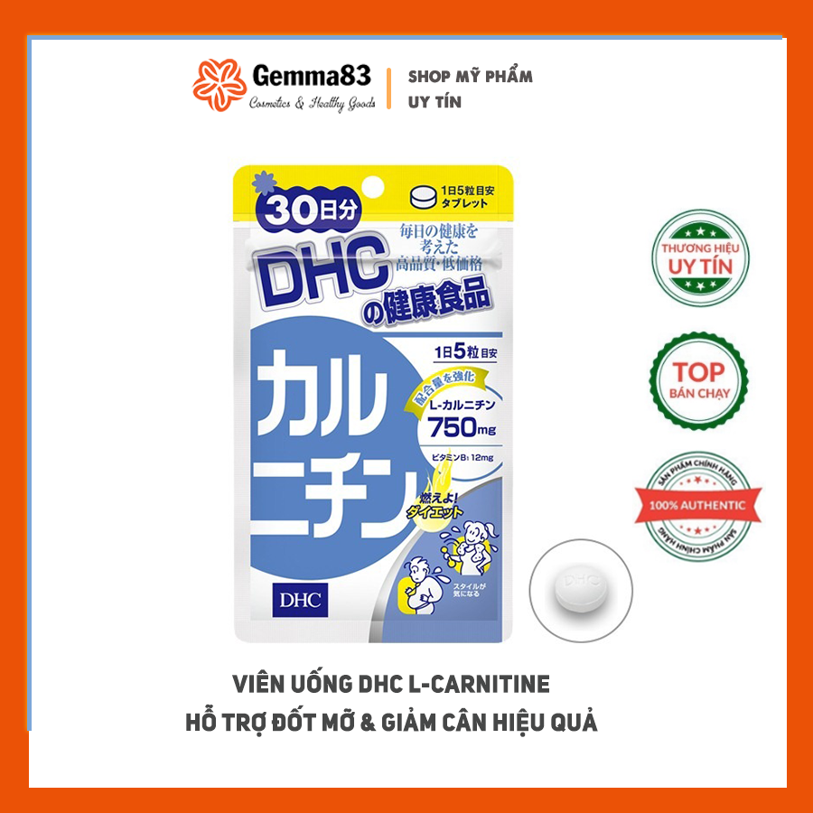 Viên uống giảm cân DHC L-Carnitine 60 ngày