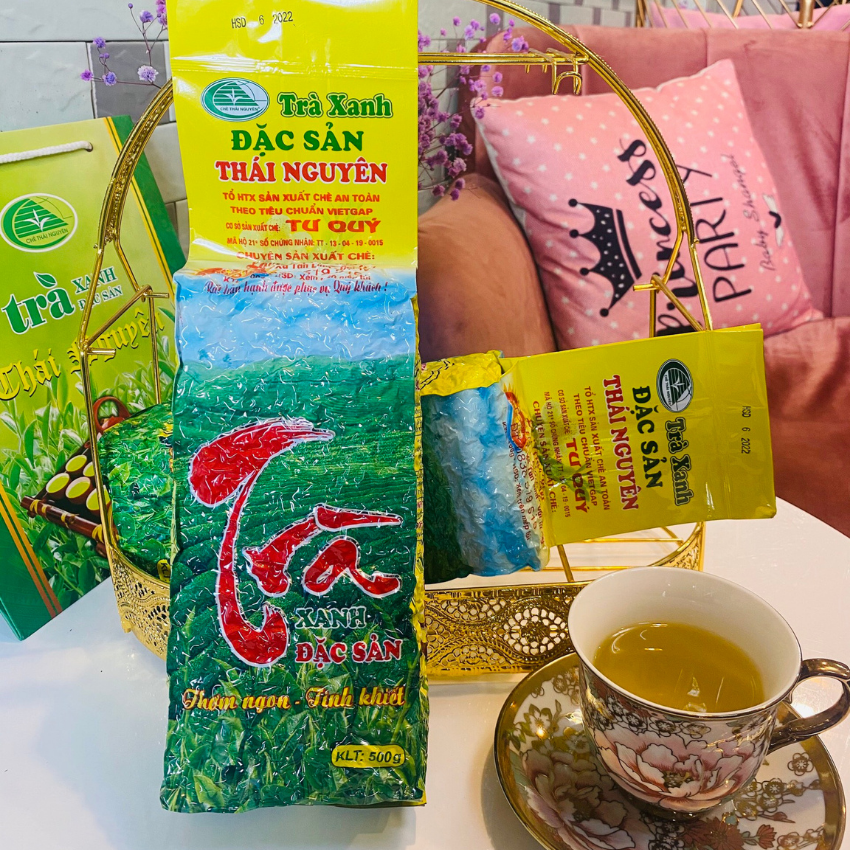 Trà xanh đặc biệt Thái Nguyên Tư Quý - gói 200gram