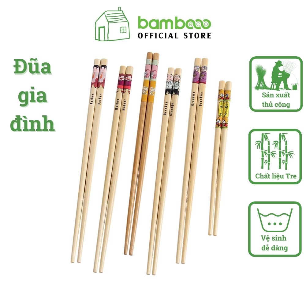 Đũa gỗ cao cấp Bambooo Eco , Phong cách Nhật Bản