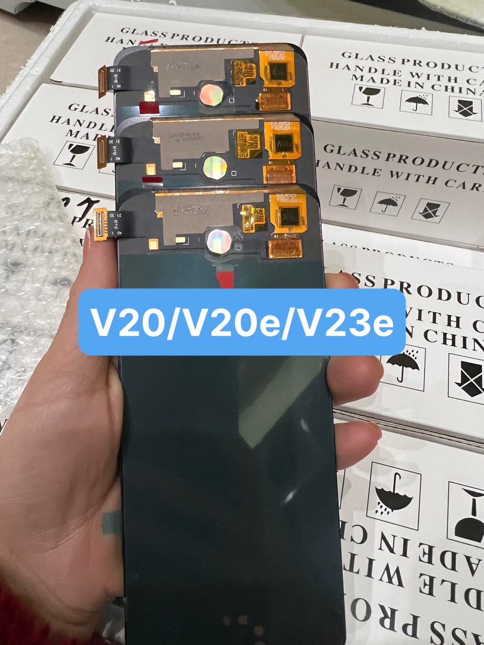 Màn hình zin vivo v20 - 4g / 2021 - v21e / v23e / y55-2022 có bảo hành / hàng đã test / tặng kèm 1 tuýp keo