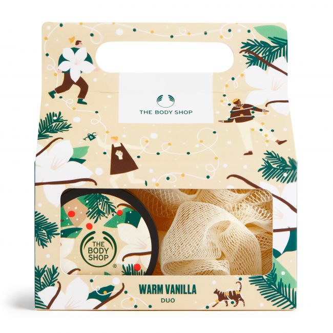 [HCM]Set quà dưỡng thể The Body Shop Body Warm Vanilla duo bản giới hạn