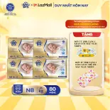 Combo 4 Tã dán sơ sinh UniDry Supreme siêu mỏng chỉ 2mm - NB40