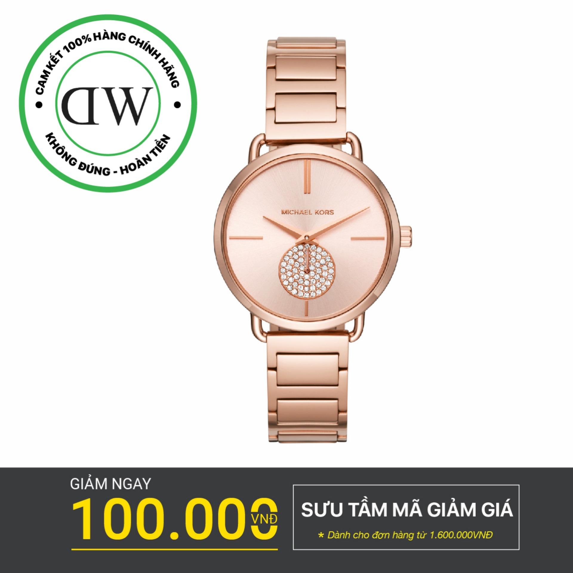 Đồng hồ nữ dây kim loại micheal kors mk3640 - vàng hồng