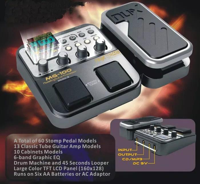 Phơ Guitar Nux MG-100 (guitar processor )
