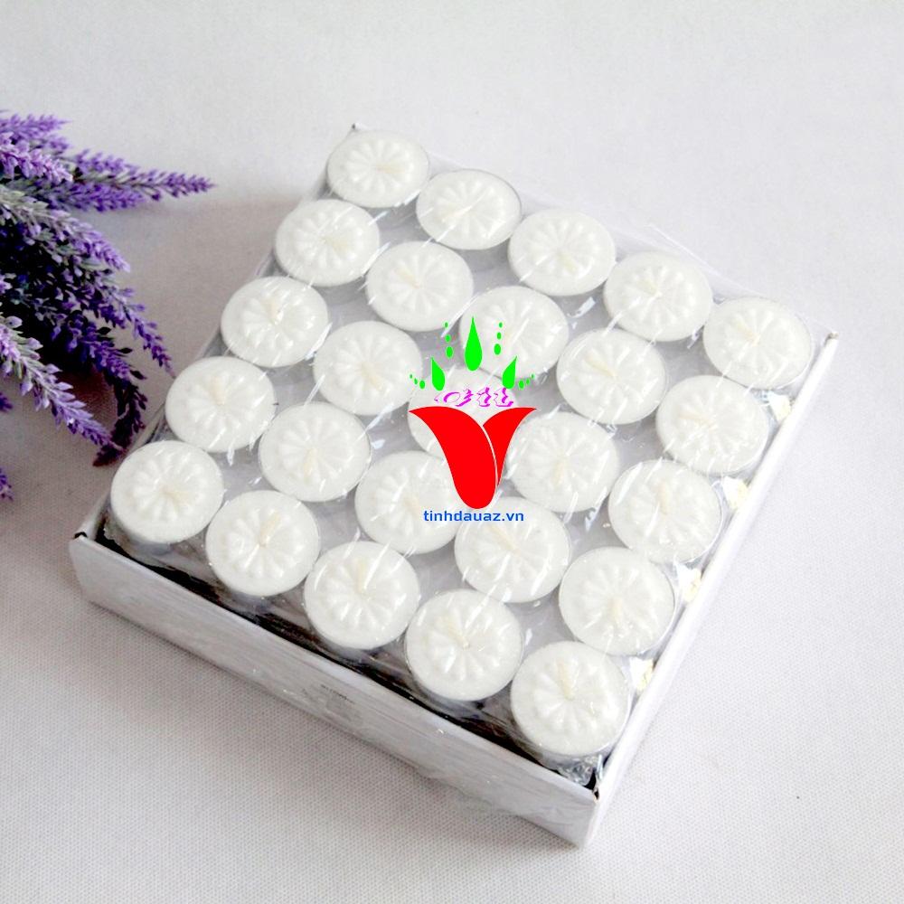 Nến tea light hộp 100 viên | không mùi | không khói. sử dụng cho trang trí và xông đốt tinh dầu thơm phòng