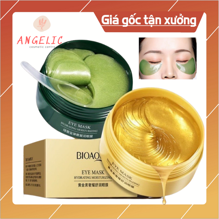 Hộp mặt nạ mắt mặt nạ mắt bioaqua 60 miếng