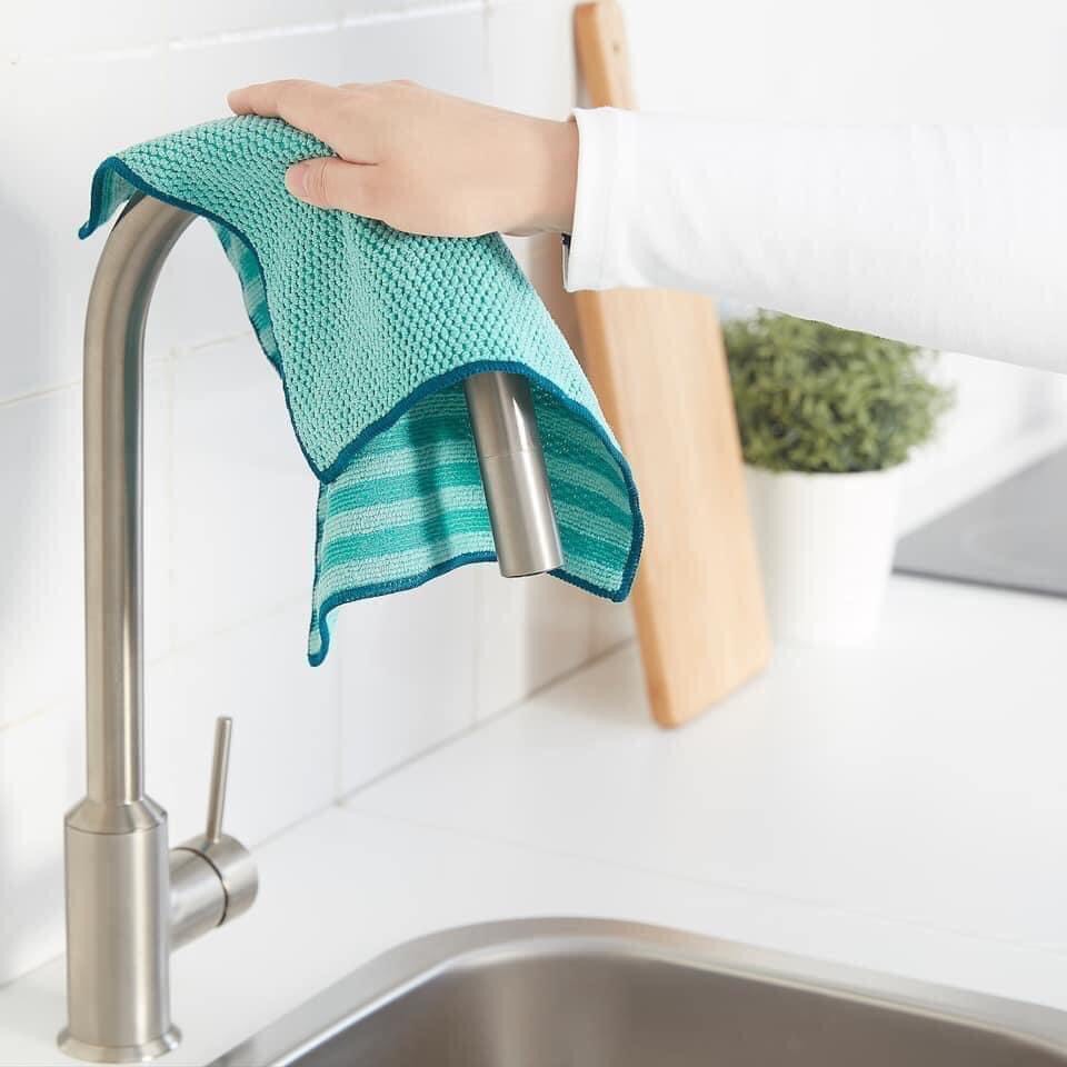 Bộ 3 khăn lau đa năng Ikea Pepprig - khăn lau bếp, khăn lau bát, khăn lau tay